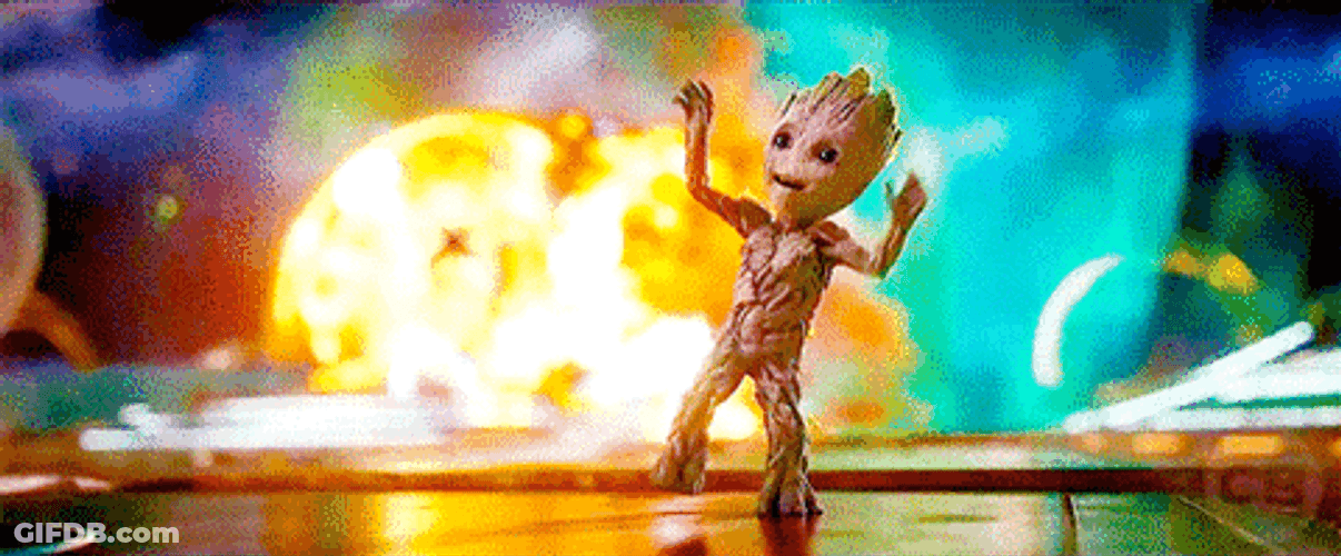 Baby Groot Dancing GIF