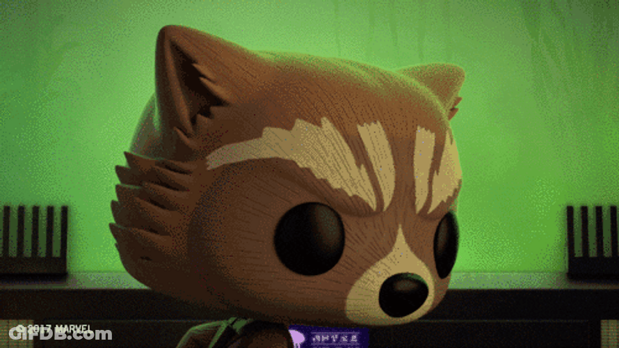 Baby Groot Running Guardians Of The Galaxy Rocket GIF