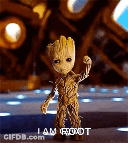 Baby Groot Standing On Stage GIF