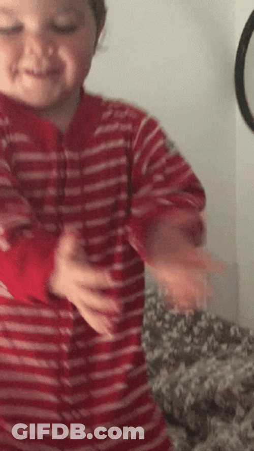 Baby Happy Dance Aplausos GIF