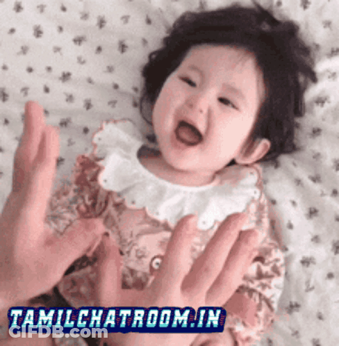 Baby Held By Person With Tamilchatroom.in GIF