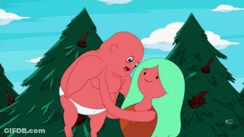 Baby Held By Woman With CN GIF