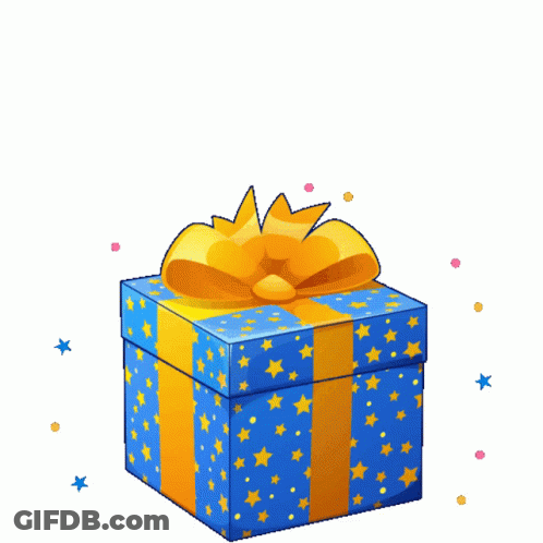 Baby Holding Balloon In Front Of Happy Birthday GIF