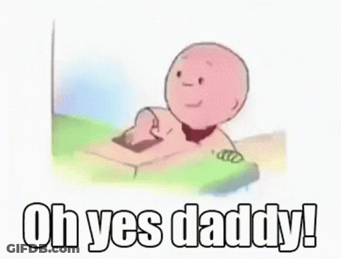 Baby In Box Saying Oh Yes Daddy GIF