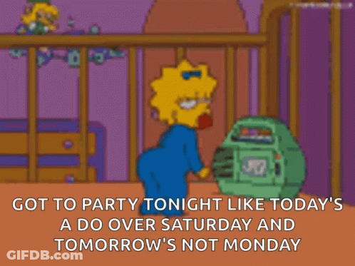 Baby In Crib Got To Party Tonight GIF