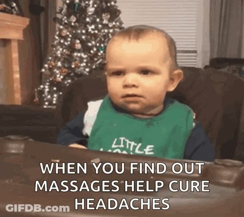 Baby In High Chair With Christmas Tree GIF