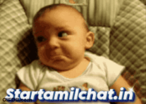 Baby In High Chair With Startamilchat.in GIF
