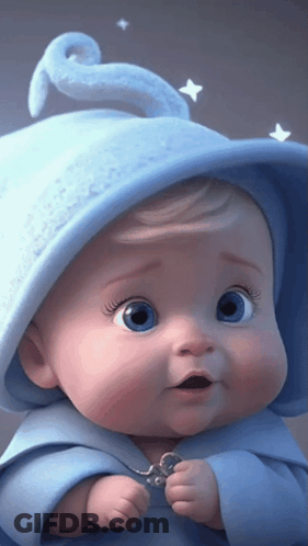 Baby In Red Nike Shirt Saying First Round Draft Pick GIF