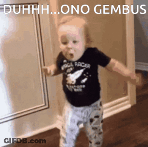 Baby In Space Racer Shirt Dancing GIF