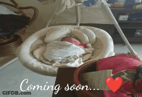 Baby In Swing Coming Soon GIF