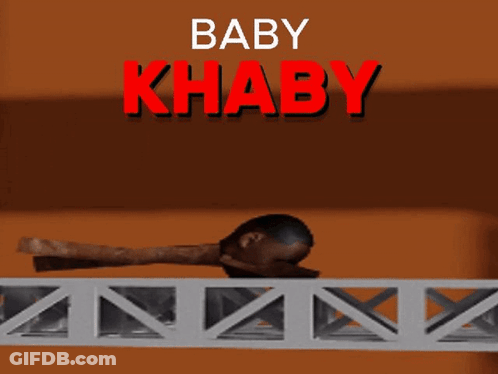 Baby Khaby Taking First Steps GIF