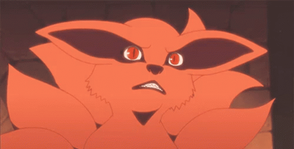 Baby Kurama Nine Tails Naruto GIF