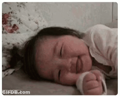 Baby Lying With Eyes Closed GIF