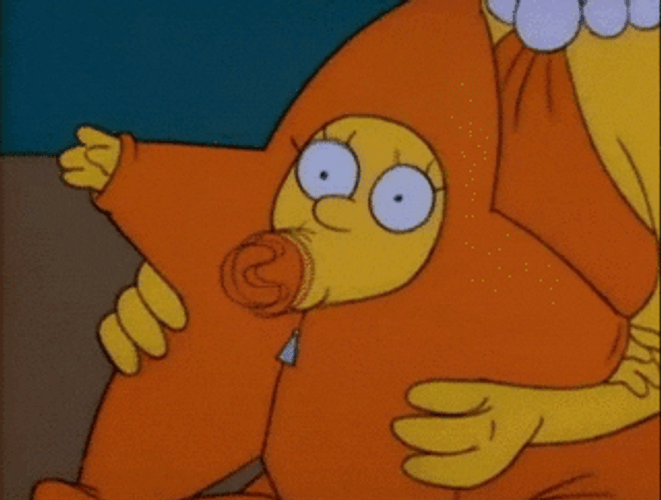 Baby Maggie Simpson GIF