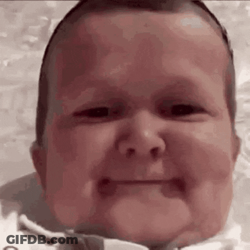 Baby Making Funny Face GIF