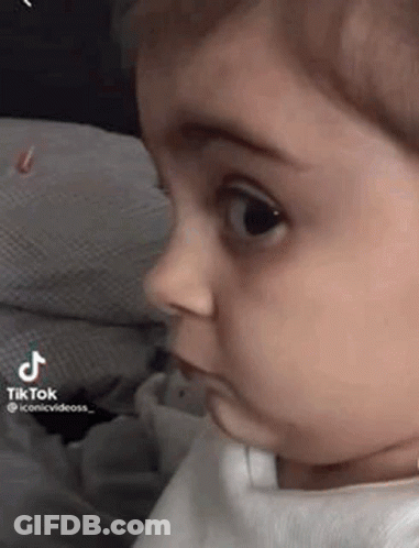Baby Making Funny Face GIF
