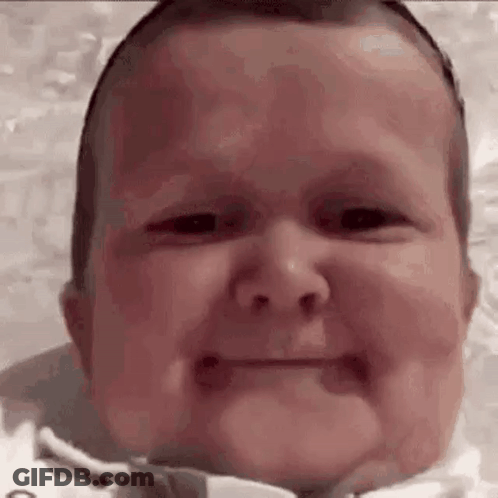 Baby Making Funny Face Mouth Open GIF