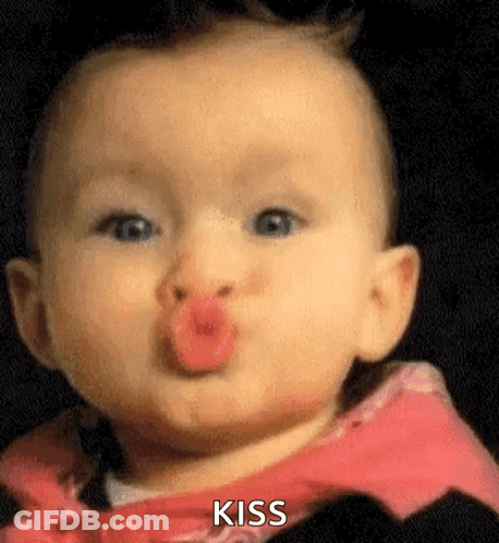 Baby Making Funny Face GIF