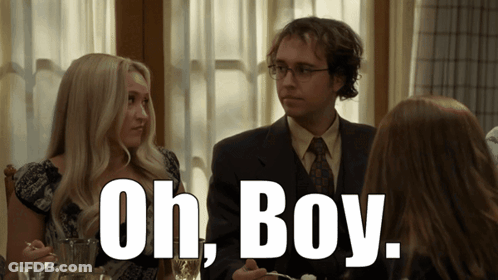 Baby Making Funny Face Says The Little Slugger Oh Boy GIF