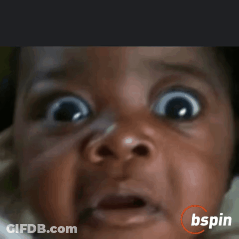 Baby Making Funny Face Watching Bitcoin GIF