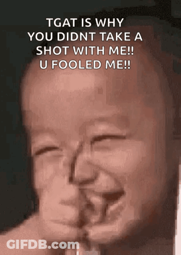 Baby Making Funny Face Why You Didn't Take Shot GIF