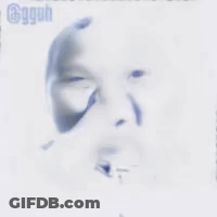 Baby Making Funny Face With Hand On Nose GIF