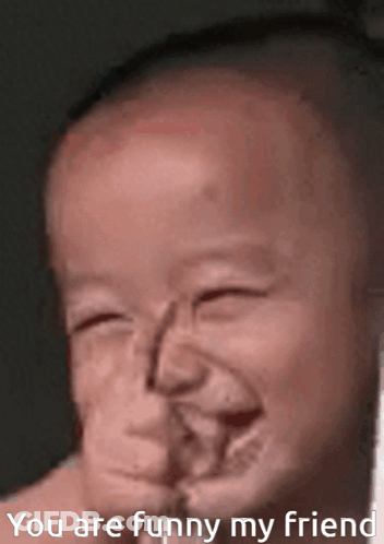 Baby Making Funny Face You Are Funny My Friend GIF