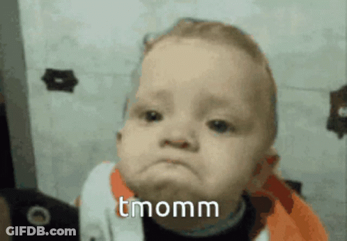 Baby Making Sad Face TMOMM GIF