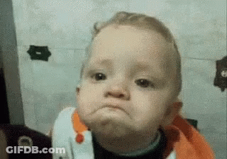 Baby Making Sad Face GIF