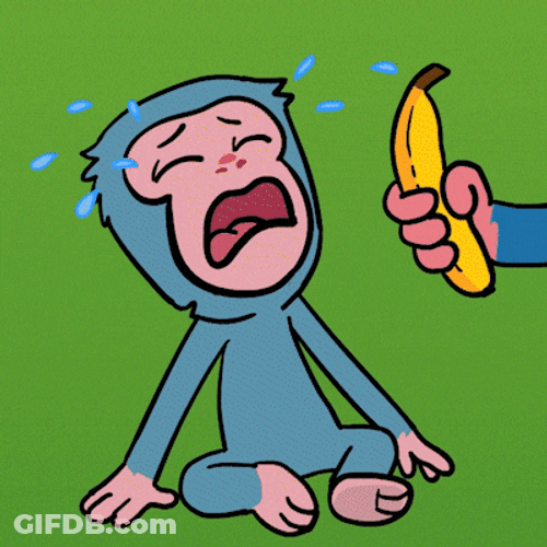 Baby Monkey Banana Meme GIF