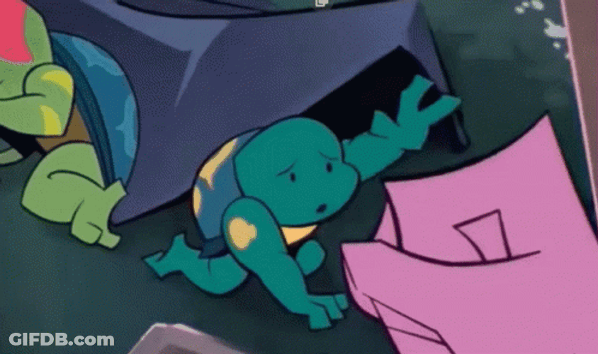 Baby Ninja Turtle Tmnt Hand Tap GIF