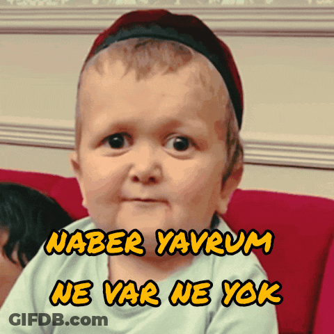 Baby On Couch With Naber Yavrum Ne Var Ne Yok GIF
