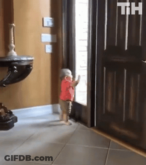 Baby Open The Door Please GIF