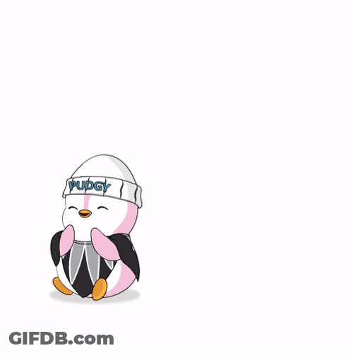 Baby Penguin Kickoff GIF