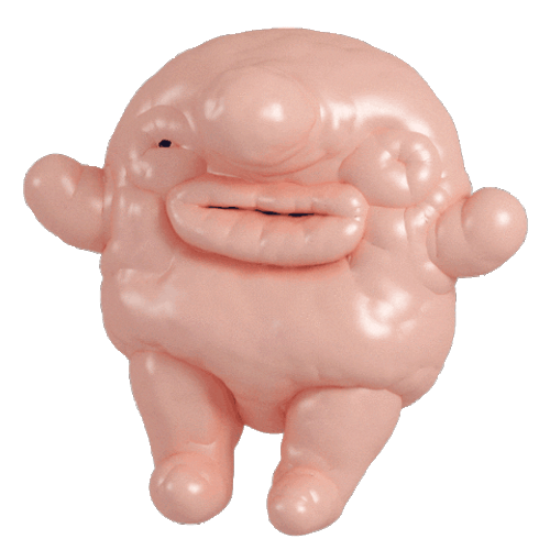 Baby Pink Alien Jellygummies Waving GIF