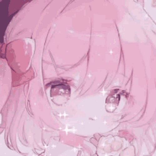 Baby Pink Anime Girl GIF