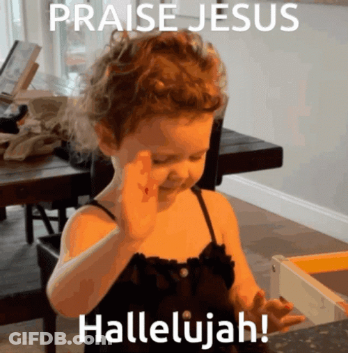 Baby Praise God Hallelujah GIF