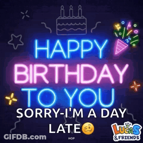 Baby Running Down Hallway Ah Crap Missed Your Birthday GIF