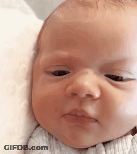 Baby's Face Close Up GIF