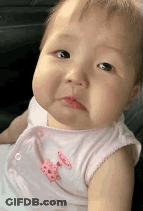 Baby Sad Face GIF