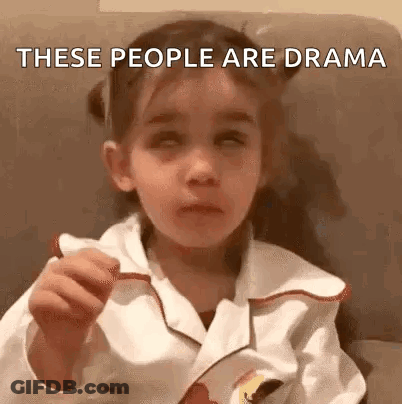Baby Saying I Cant Even Look At You Bihhh GIF