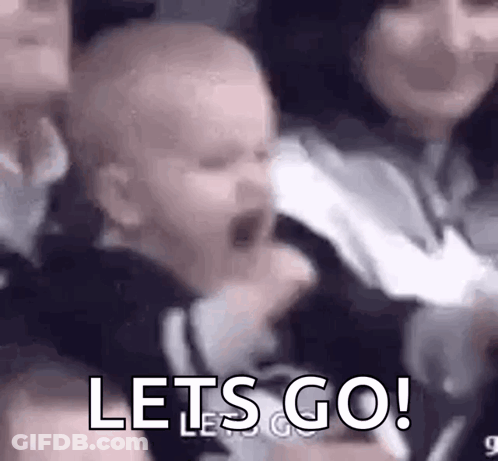 Baby Screaming And Saying Lets Go GIF