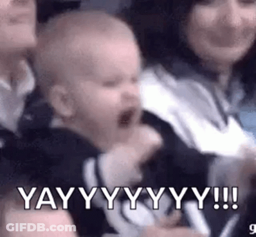 Baby Screaming In Crowd GIF