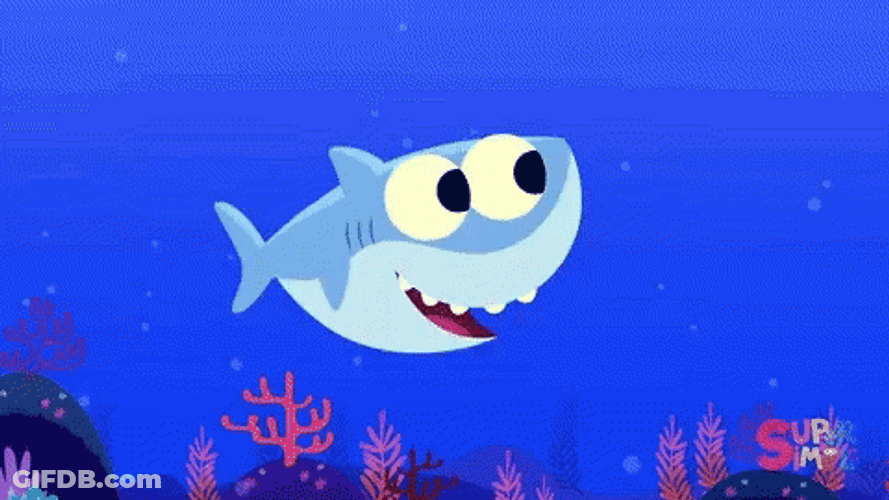 Baby Shark Dizzy Spinning GIF