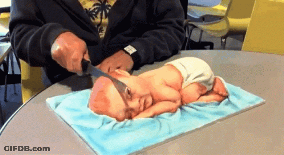Baby Shower Baby Cake GIF