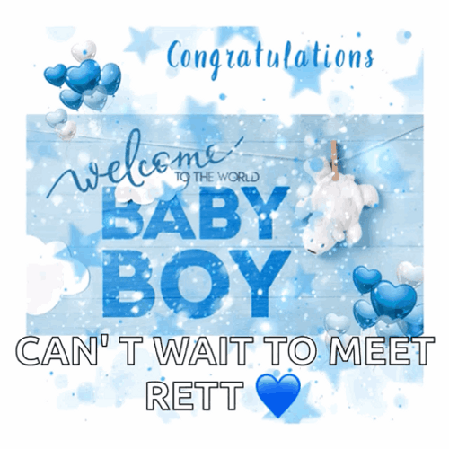 Baby Shower Cant Wait To Meet Rett GIF