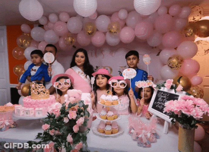 Baby Shower Family Picture GIF