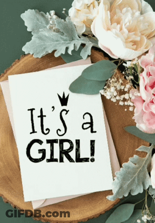 Baby Shower It's A Girl GIF