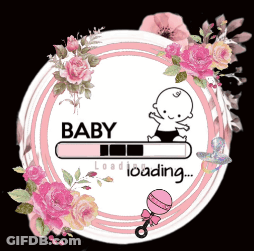 Baby Shower Loading GIF
