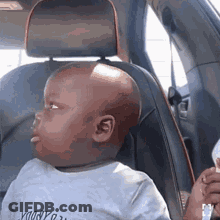 Baby Sitting In Driver's Seat GIF
